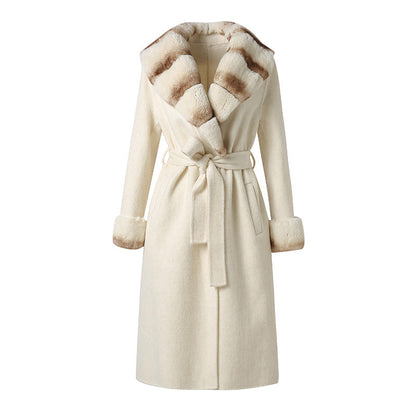 Serelis Cream Wool Coat