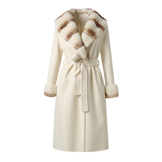 Serelis Cream Wool Coat