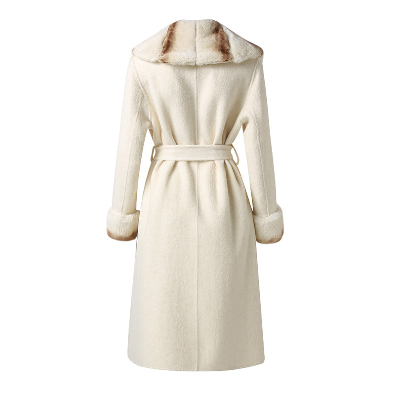 Serelis Cream Wool Coat