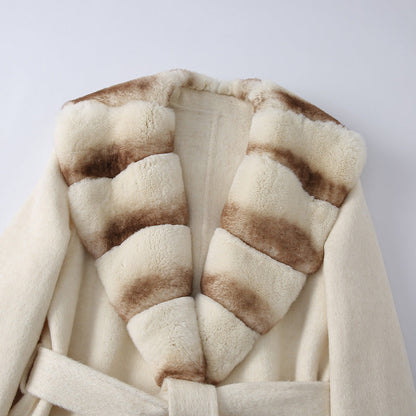 Serelis Cream Wool Coat