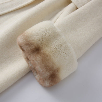 Serelis Cream Wool Coat