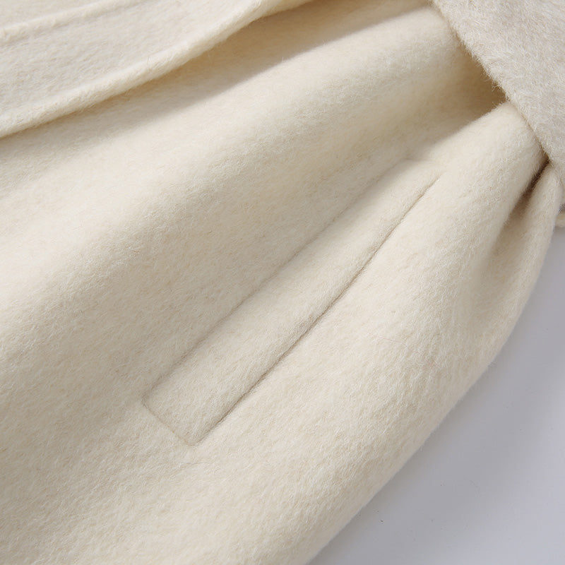 Serelis Cream Wool Coat