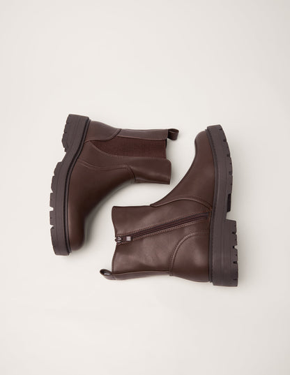 Elasticated Side Ankle Boots