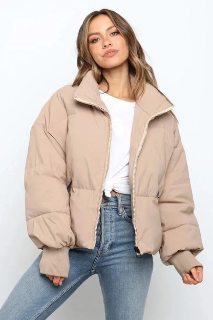 ICON Silk Cotton Puffer Jacket