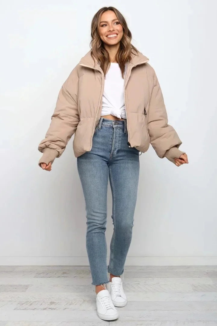 ICON Silk Cotton Puffer Jacket