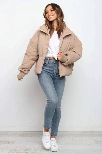 ICON Silk Cotton Puffer Jacket