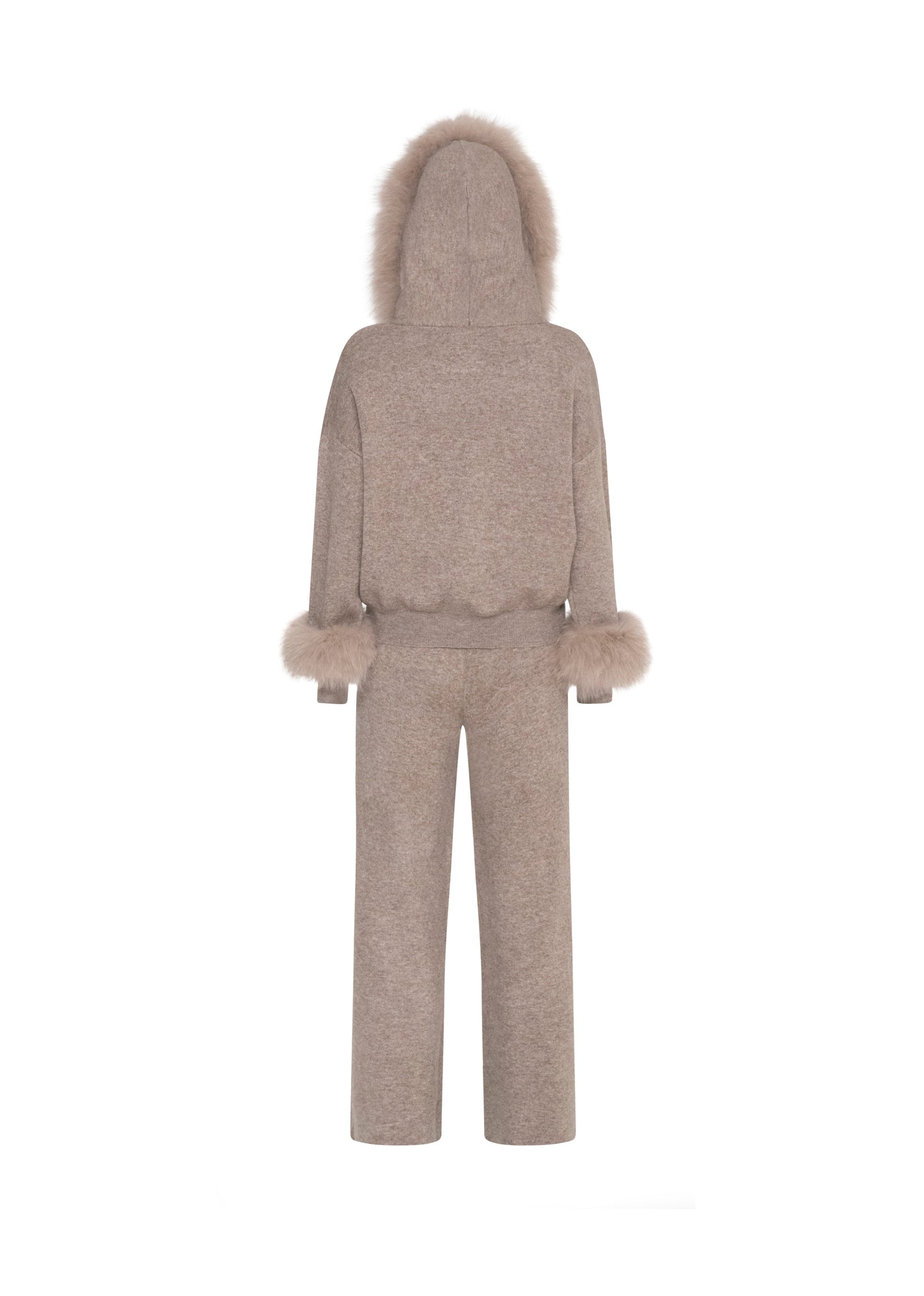 Two Piece Fur Lounge Set