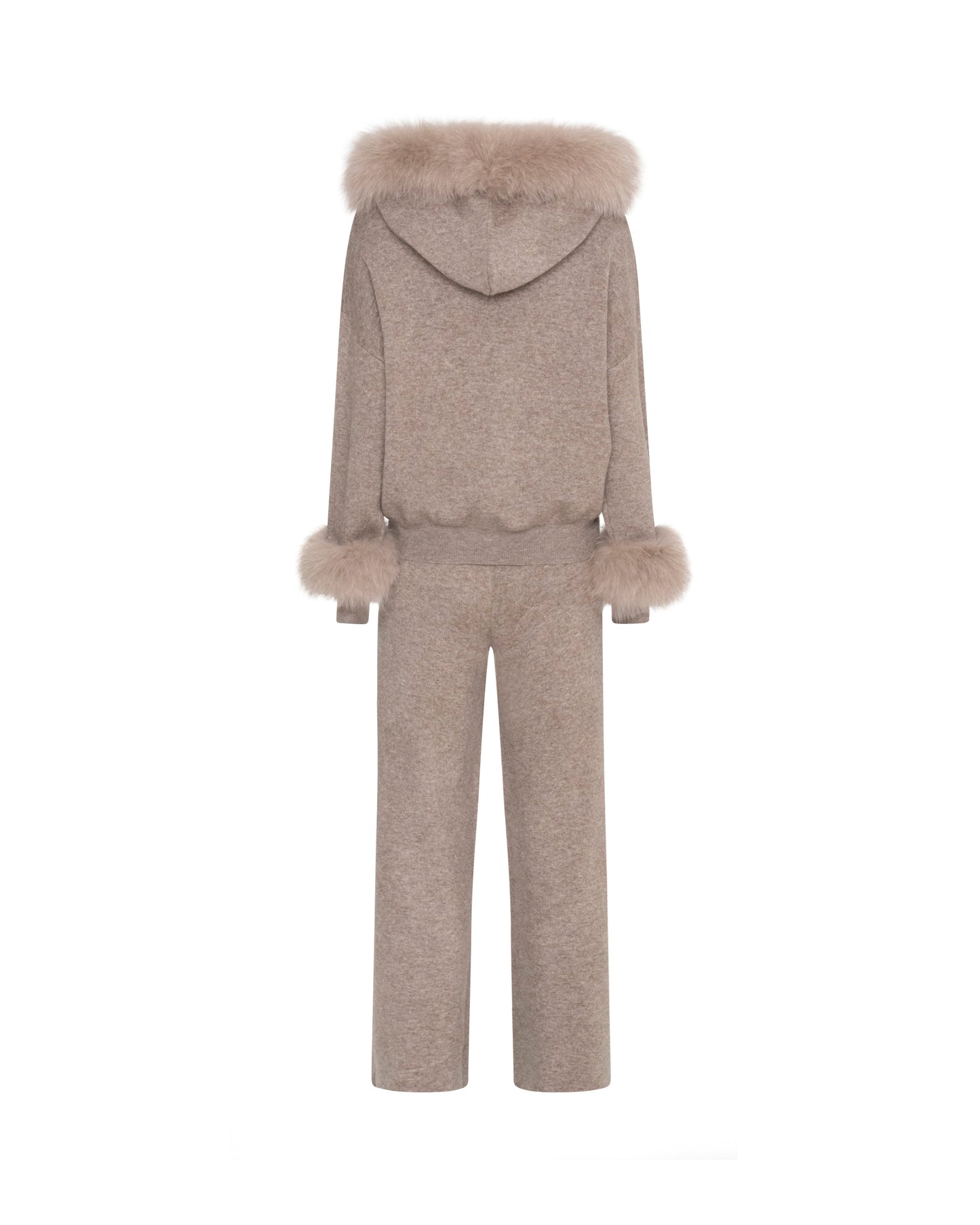 Two Piece Fur Lounge Set